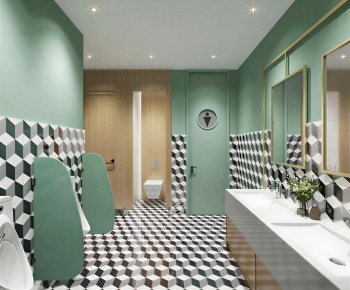Modern Children's Restroom-ID:553955086