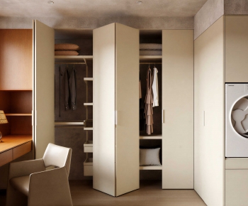 Modern Clothes Storage Area-ID:547817955