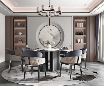 New Chinese Style Dining Room-ID:944179062