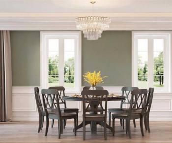 American Style Dining Room-ID:582866917