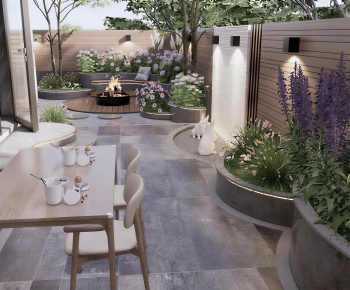 Modern Courtyard/landscape-ID:890710123
