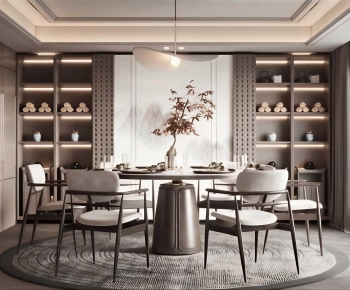 New Chinese Style Dining Room-ID:397953995