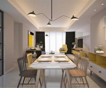 Nordic Style Dining Room-ID:215230946