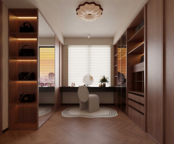 Modern Clothes Storage Area-ID:588356029