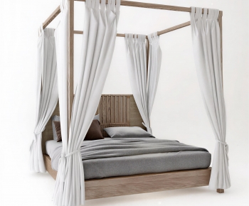 Modern Double Bed-ID:322020176