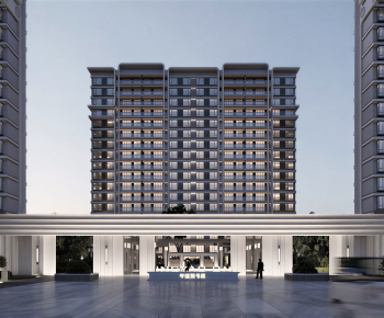 Modern Facade Element-ID:197849996