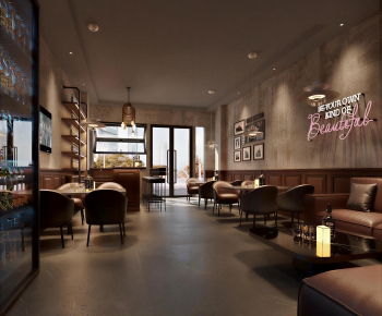 Industrial Style Cafe-ID:383843901
