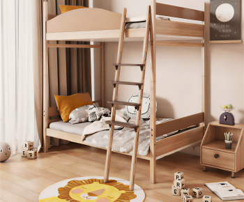 Modern Bunk Bed-ID:501503944