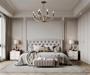 American Style Bedroom-ID:881371024