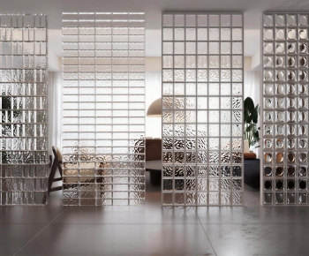 Modern Glass Screen Partition-ID:779120933