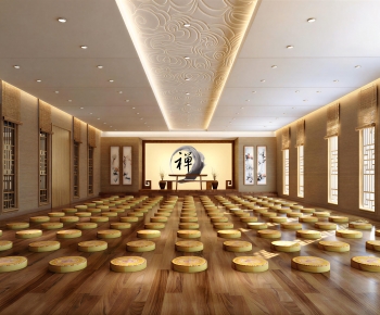 New Chinese Style Buddhist Temples-ID:699100537