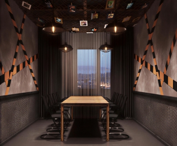 Industrial Style Meeting Room-ID:332434892