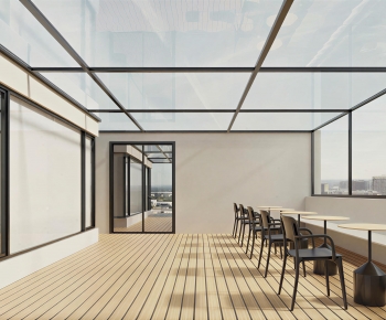 Modern Glass Sun Room-ID:524395947