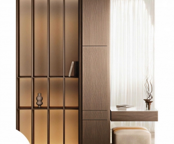 New Chinese Style Entrance Cabinet-ID:699227091