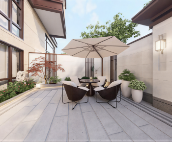 New Chinese Style Courtyard/landscape-ID:130053042