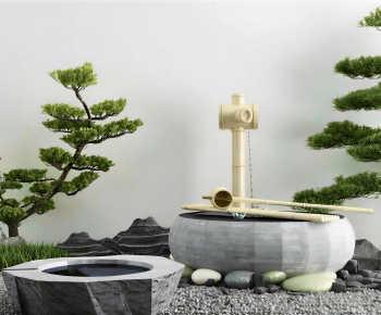 Japanese Style Rockery Waterscape-ID:105020051