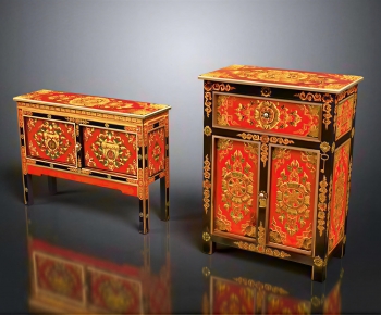 New Chinese Style Side Cabinet-ID:359869962