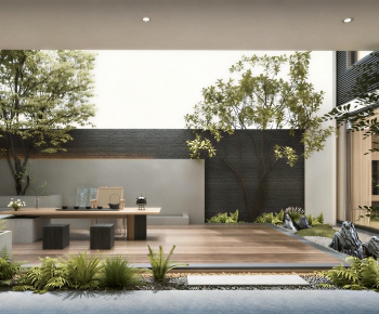New Chinese Style Courtyard/landscape-ID:762806891