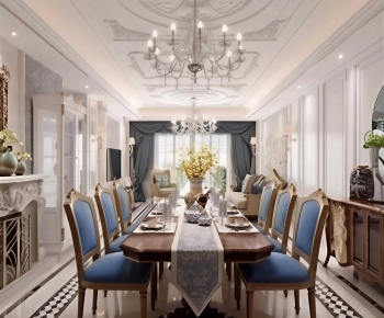 American Style Dining Room-ID:415030969