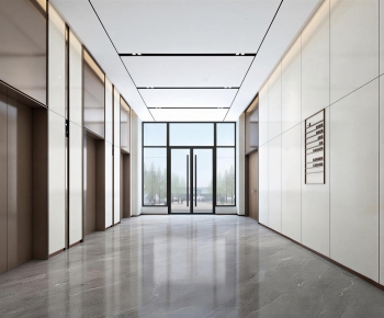 Modern Office Elevator Hall-ID:209846979