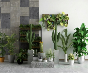 Modern Ground Green Plant Potted Plants-ID:838552001