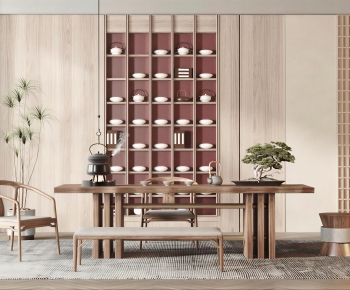 New Chinese Style Tea Tables And Chairs-ID:115926983