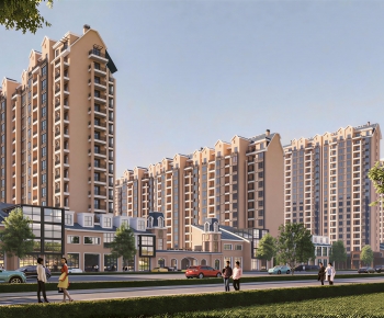 Modern Residential Building-ID:984994897