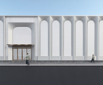 Modern Public Building-ID:734137063