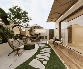 Modern Courtyard/landscape-ID:765863909
