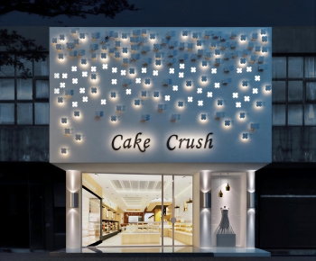 Modern Facade Element-ID:824997902