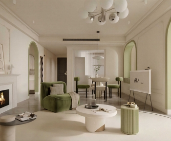 Modern A Living Room-ID:457269914