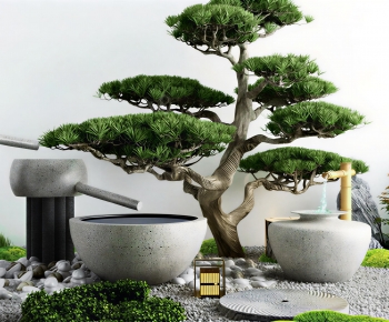Japanese Style Rockery Waterscape-ID:116211894