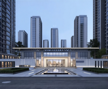 Modern Appearance Of Commercial Building-ID:177695998