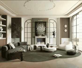 Modern A Living Room-ID:388843062