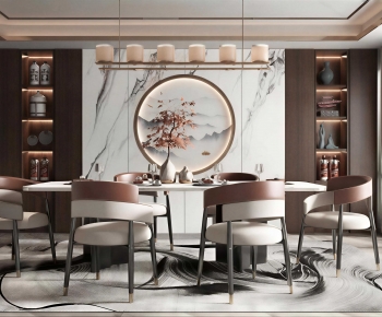 New Chinese Style Dining Room-ID:551589974