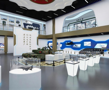 Modern Exhibition Hall-ID:722402108