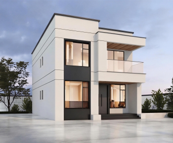 Modern Detached Villa-ID:393604044