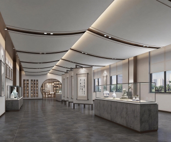 New Chinese Style Exhibition Hall-ID:300596006
