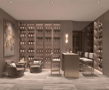 Modern Wine Cellar/Wine Tasting Room-ID:147387038