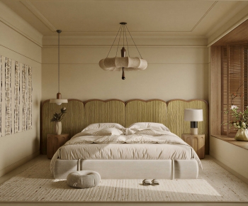 Wabi-sabi Style Bedroom-ID:708179546