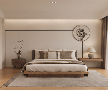 Wabi-sabi Style Bedroom-ID:817243102