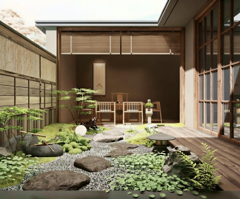 Japanese Style Courtyard/landscape-ID:136794099
