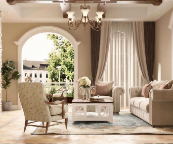 American Style A Living Room-ID:817662953