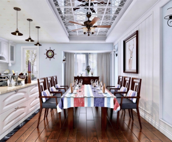 American Style Dining Room-ID:496131903