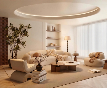 Modern A Living Room-ID:753227953