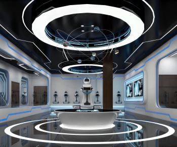 Modern Exhibition Hall-ID:730915071
