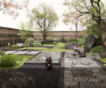 Japanese Style Courtyard/landscape-ID:209151039