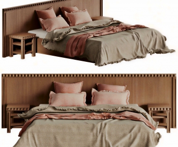 Modern Double Bed-ID:635107048