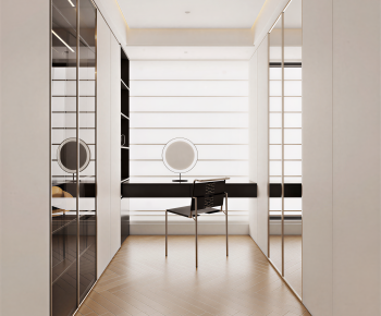 Modern Clothes Storage Area-ID:139225018
