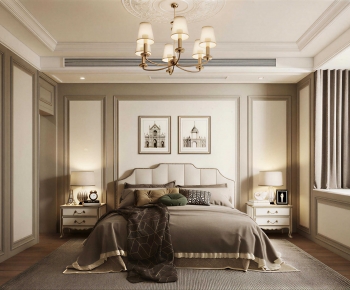 American Style Bedroom-ID:709192048